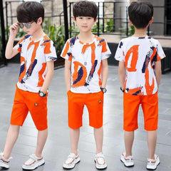 Boys Cotton Summer Clothing Set | Stylish Shorts &amp; Shirt Combo