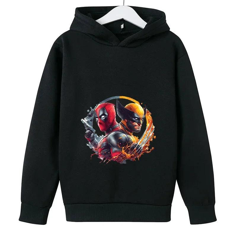 Deadpool &amp; Wolverine Kinder Hoodie | Winter Pullover für Jungen