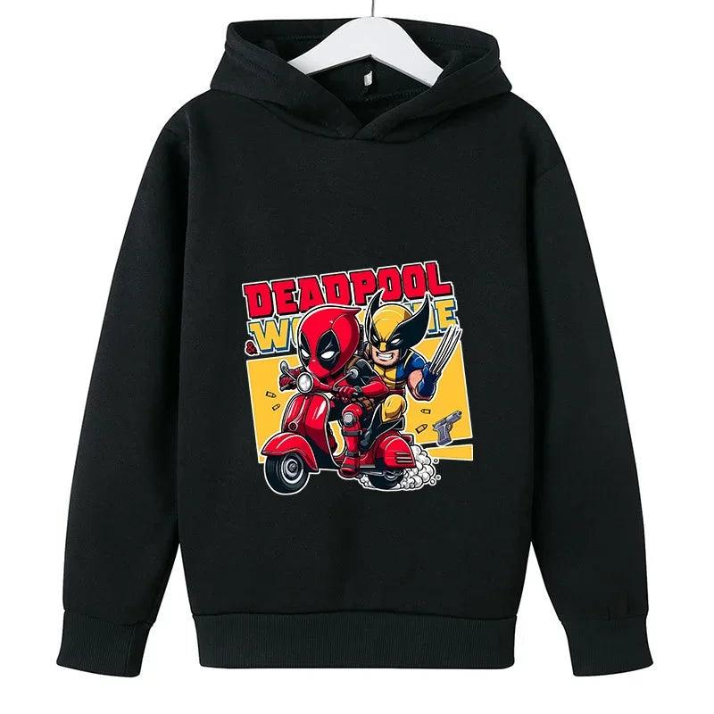 Deadpool &amp; Wolverine Kinder Hoodie | Winter Pullover für Jungen