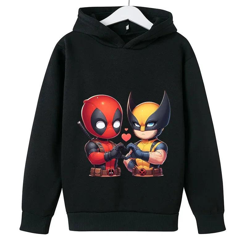 Deadpool &amp; Wolverine Kinder Hoodie | Winter Pullover für Jungen