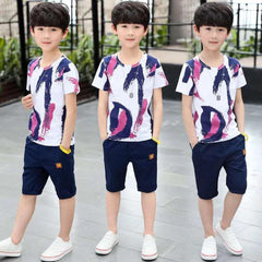 Boys Cotton Summer Clothing Set | Stylish Shorts &amp; Shirt Combo