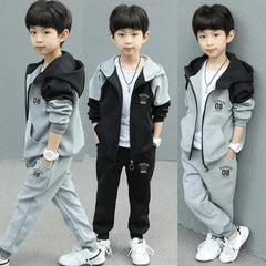 New Spring Autumn Boys' Clothing Set | Stylish Tracksuit for Kids