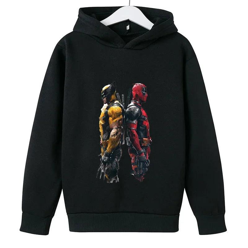 Deadpool &amp; Wolverine Kinder Hoodie | Winter Pullover für Jungen