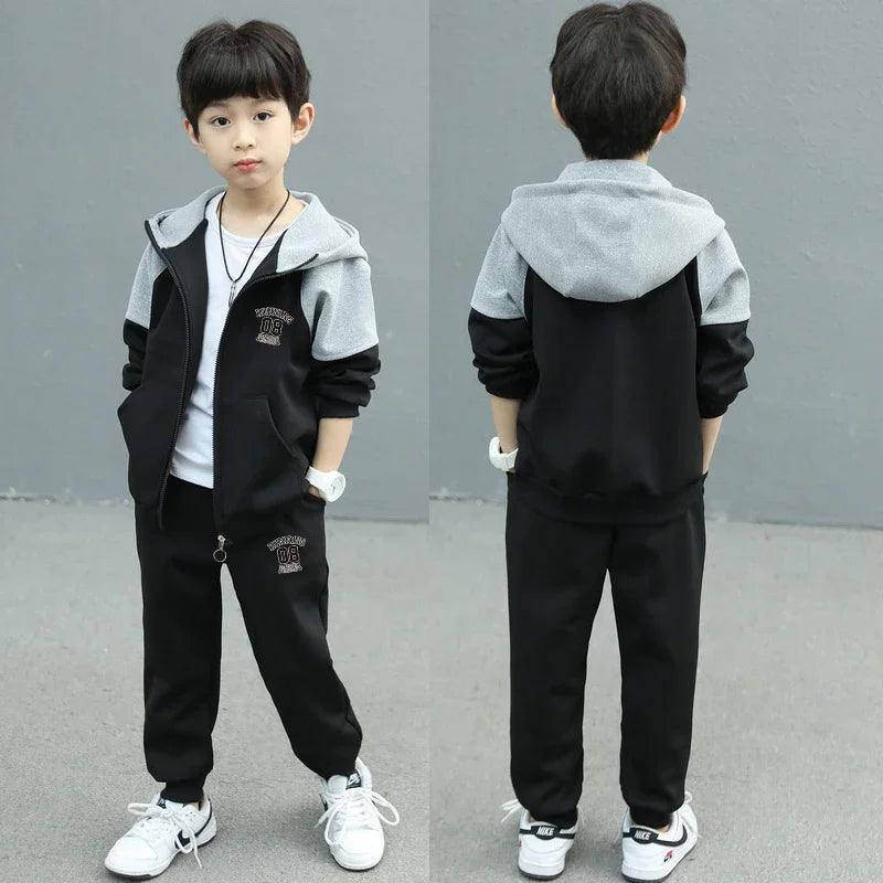 New Spring Autumn Boys' Clothing Set | Stylish Tracksuit for Kids