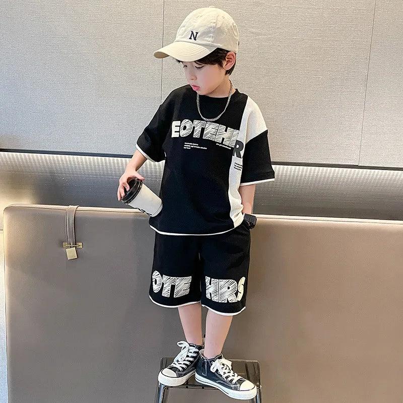 Boy's Luxury Summer Track Suit | Casual Clothing Set for Kids