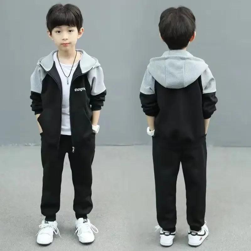 New Spring Autumn Boys' Clothing Set | Stylish Tracksuit for Kids